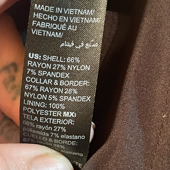 White House Black Market houndstooth blazer - Picture 4 of 8